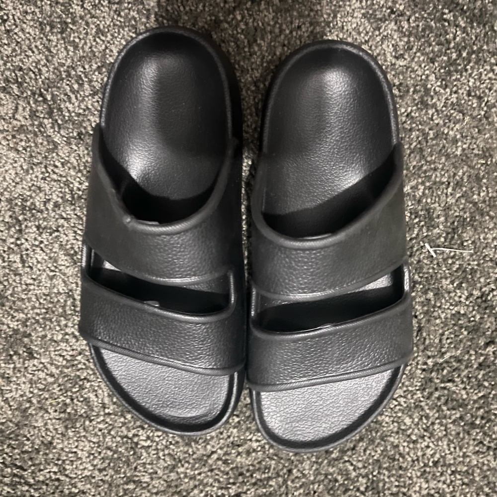 Classic Black Kids Slide Sandals